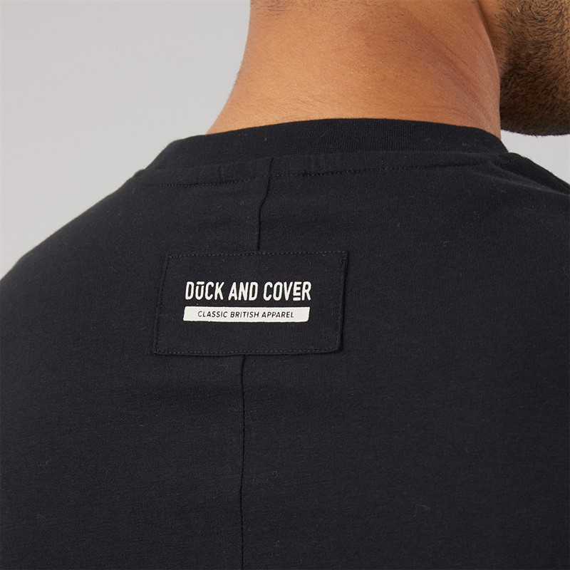 Duck and Cover Mens Lynnfold T-Shirt Black