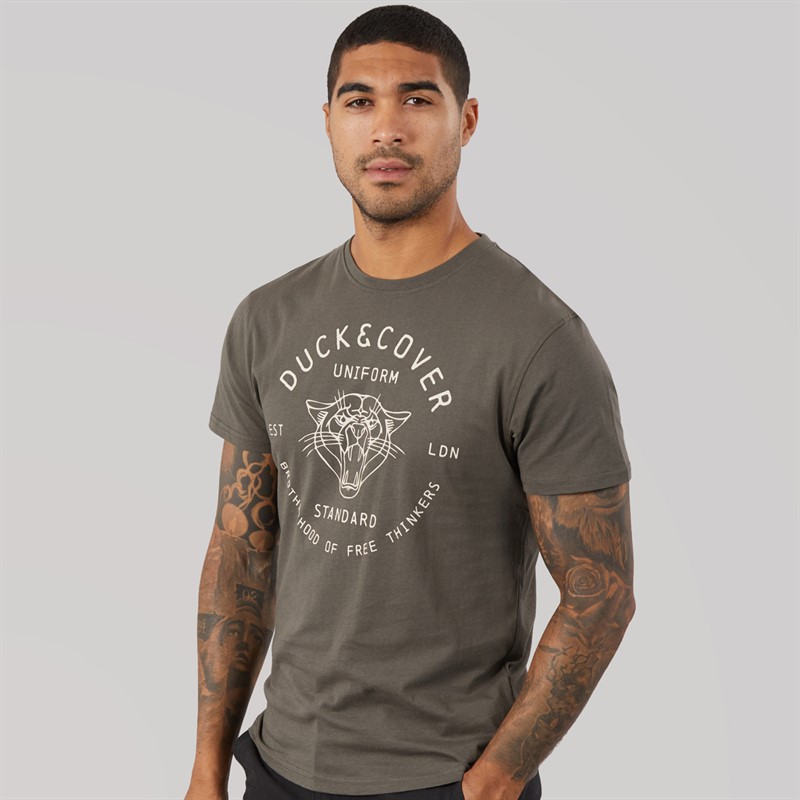 Duck and Cover Mens Corsure Five Pack T-Shirts Assorted