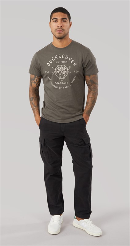 Duck and Cover Mens Corsure Five Pack T-Shirts Assorted