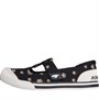 Rocket Dog Dames Jazzin J Bar Dixie Daisy Canvas en gympen Zwart