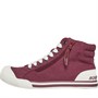 Rocket Dog Damer Jazzin Hi Lærredgummisko Bordeaux