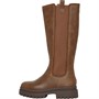 Rocket Dog Womens Drea Chunky Knee High Chelsea Boots Brown