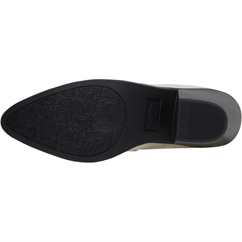 Rocket Dog Womens Feria Heeled Knee High Cowboy Boots Bone