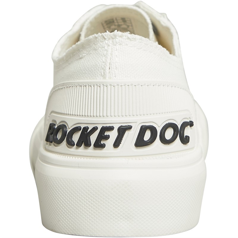 Rocket Dog Womens Jazzin Plus Canvas Pumps White