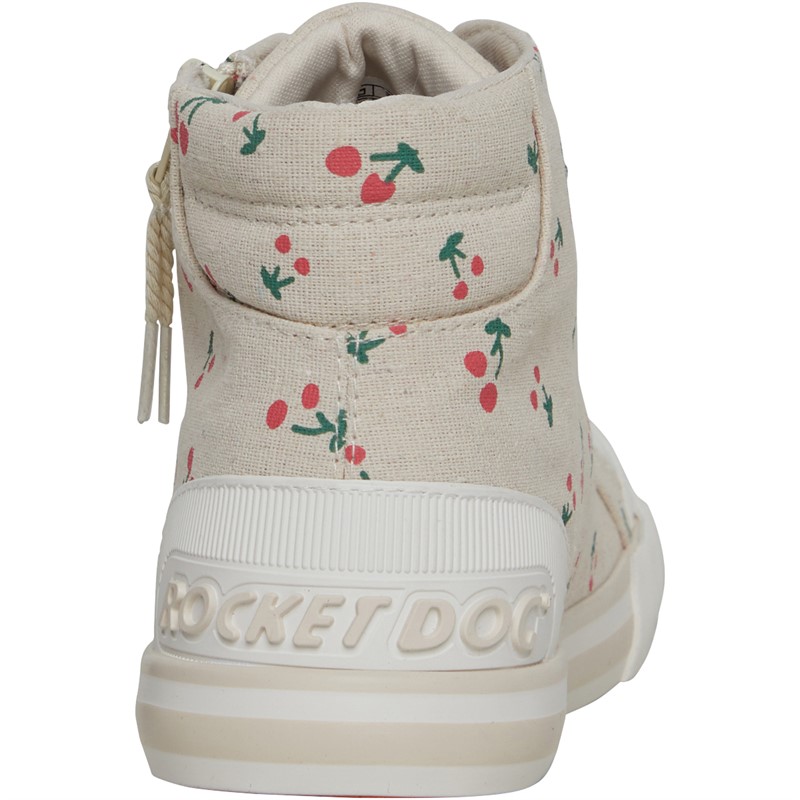 Rocket Dog Womens Jazzin Hi Canvas Pumps Natural