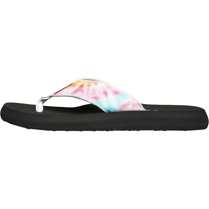 Rocket Dog Womens Adios Flip Flops Black Multi