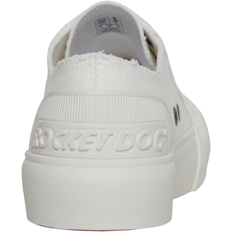 Rocket Dog Womens Jazzin Plus Canvas Pumps White