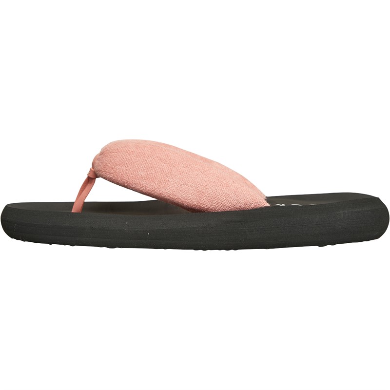 Rocket Dog Womens Sunset Puff Flip Flops Peach