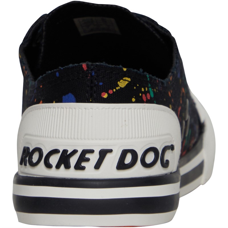 Rocket Dog Womens Jazzin Canvas Pumps Black Multi