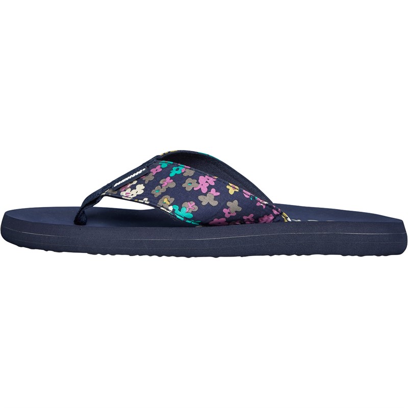 Rocket Dog Womens Adios Flip Flops Navy Multi