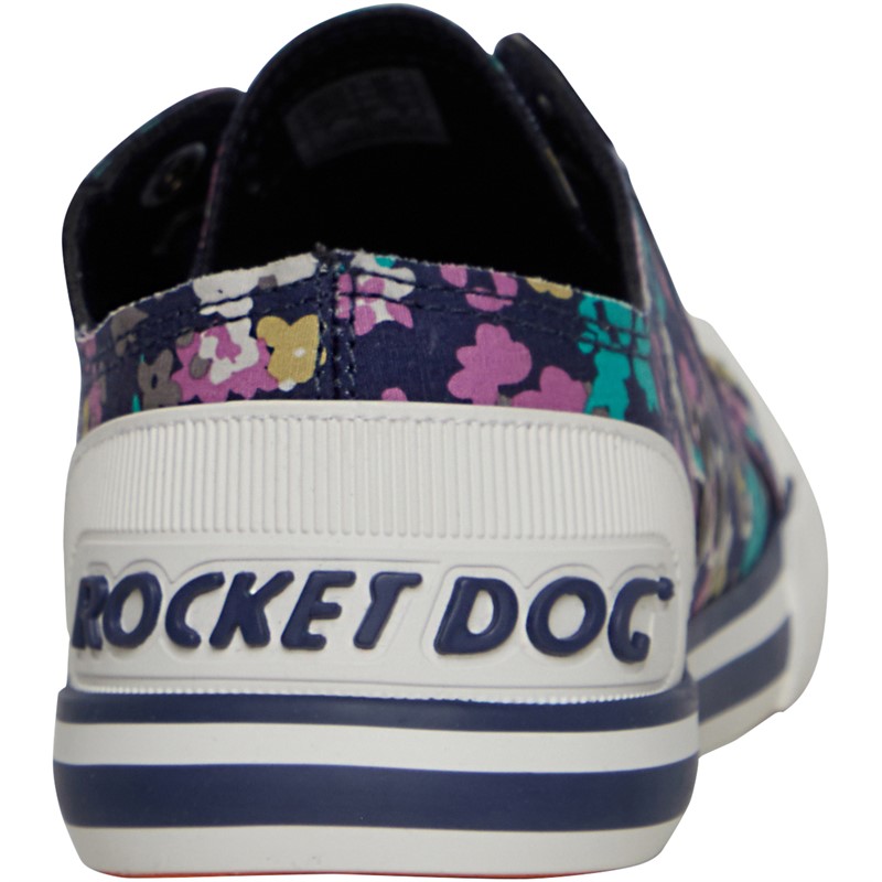 Rocket Dog Womens Jazzin Canvas Pumps Navy Multi