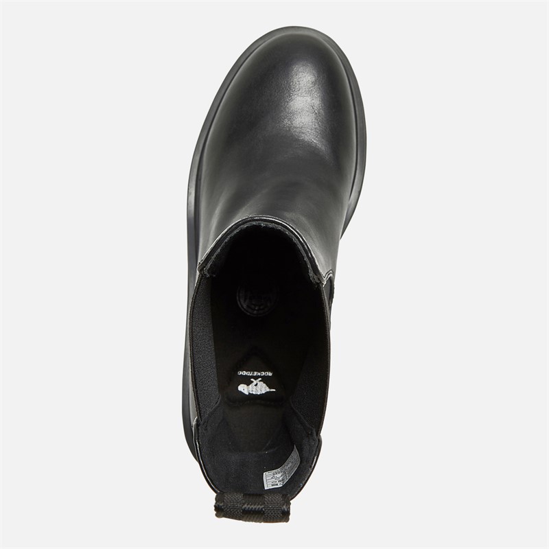 Rocket Dog Womens Heyday Wedge Chelsea Boots Black