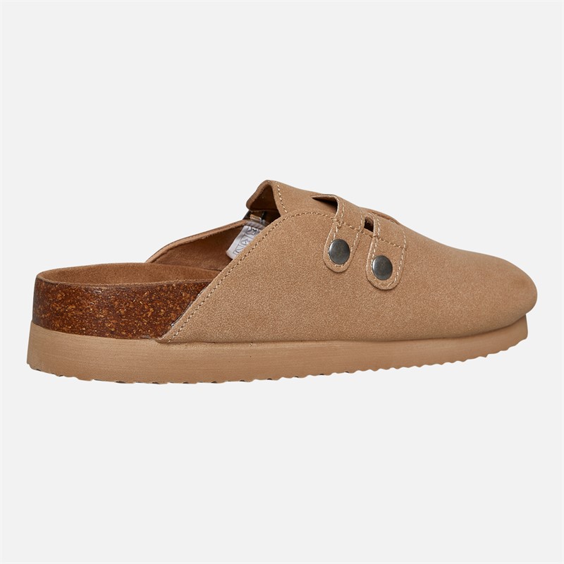 Rocket Dog Womens Abel Plus Mule Slippers Taupe