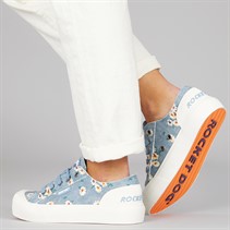 Rocket Dog Womens Jazzin Plus Canvas Pumps Dark Blue