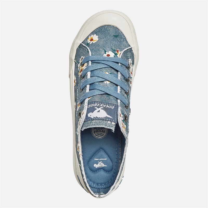 Rocket Dog Womens Jazzin Plus Canvas Pumps Dark Blue