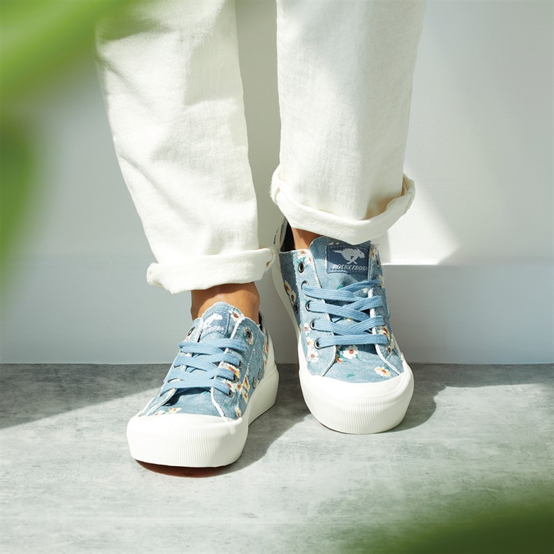 Rocket Dog Womens Jazzin Plus Canvas Pumps Dark Blue