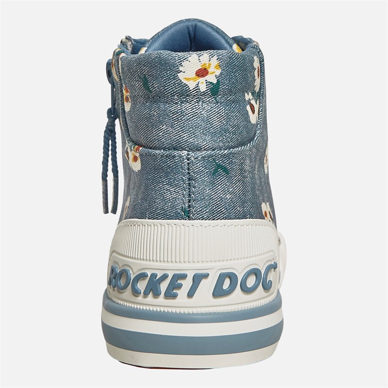 Rocket Dog Womens Womes Jazzin Hi Canvas Pumps Dark Blue