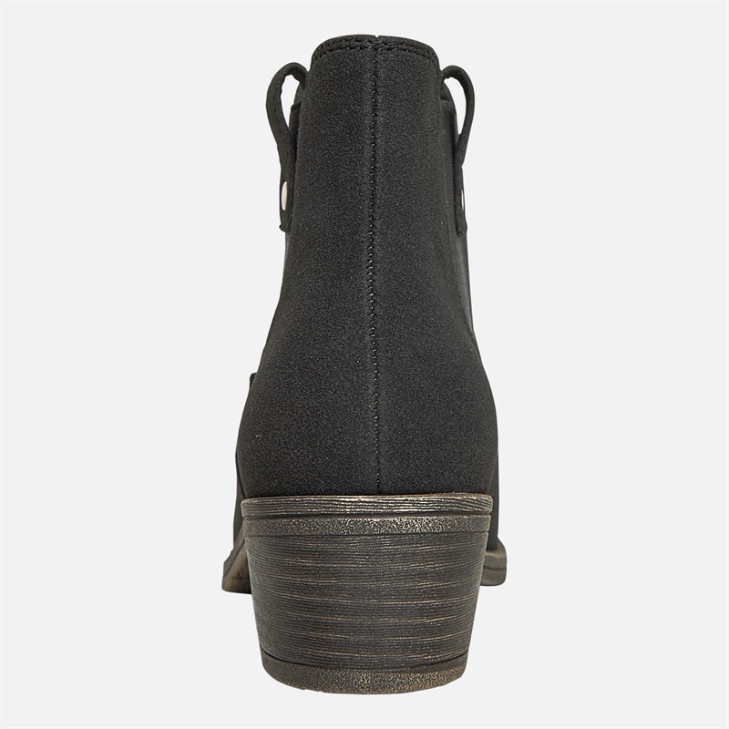 Rocket Dog Womens Richie Heeled Chelsea Boots Black
