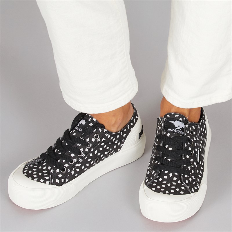 Rocket Dog Womens Jazzin Plus Canvas Pumps Black