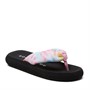 Rocket Dog Womens Sunset Puff Tucker Tie Dye Flip Flops Pastel Multi