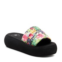 Rocket Dog Womens Splash Bahama Sliders Black Multi