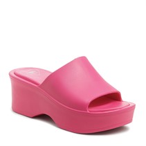 Rocket Dog Womens Petal Blown EVA Platform Sliders Fuchsia