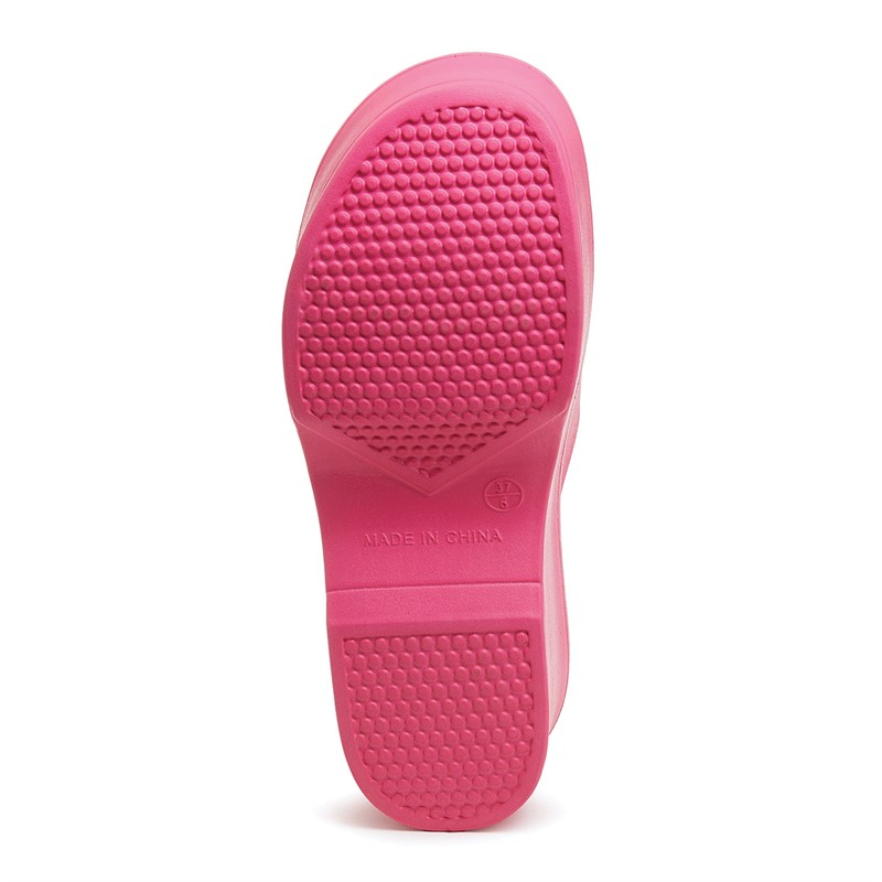 Rocket Dog Womens Petal Blown EVA Platform Sliders Fuchsia