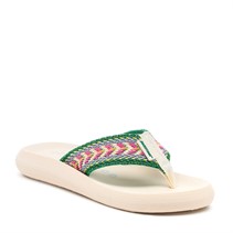 Rocket Dog Womens Spotlight Madison Flip Flops Green Multi