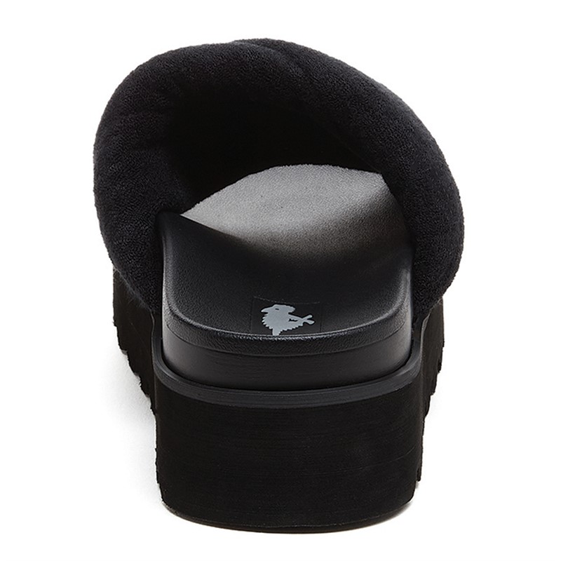 Rocket Dog Womens Breeze Atlanta Chunky Sliders Black