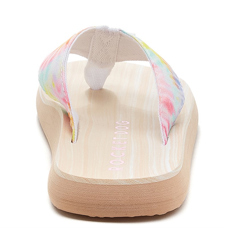Rocket Dog Womens Adios Tucker Flip Flops Pastel Multi