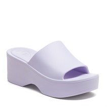 Rocket Dog Womens Petal Blown EVA Platform Sliders Lavender