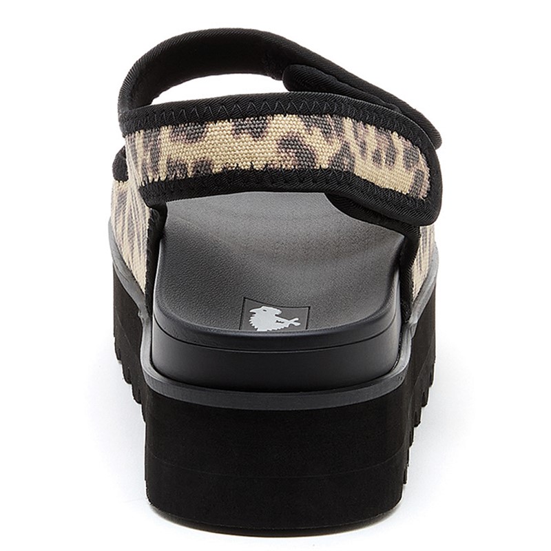 Rocket Dog Womens Balmy Dexter Ankle Strap Sandals Tan/Black