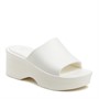 Rocket Dog Womens Petal Blown EVA Platform Sliders Off White