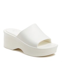 Rocket Dog Womens Petal Blown EVA Platform Sliders Off White