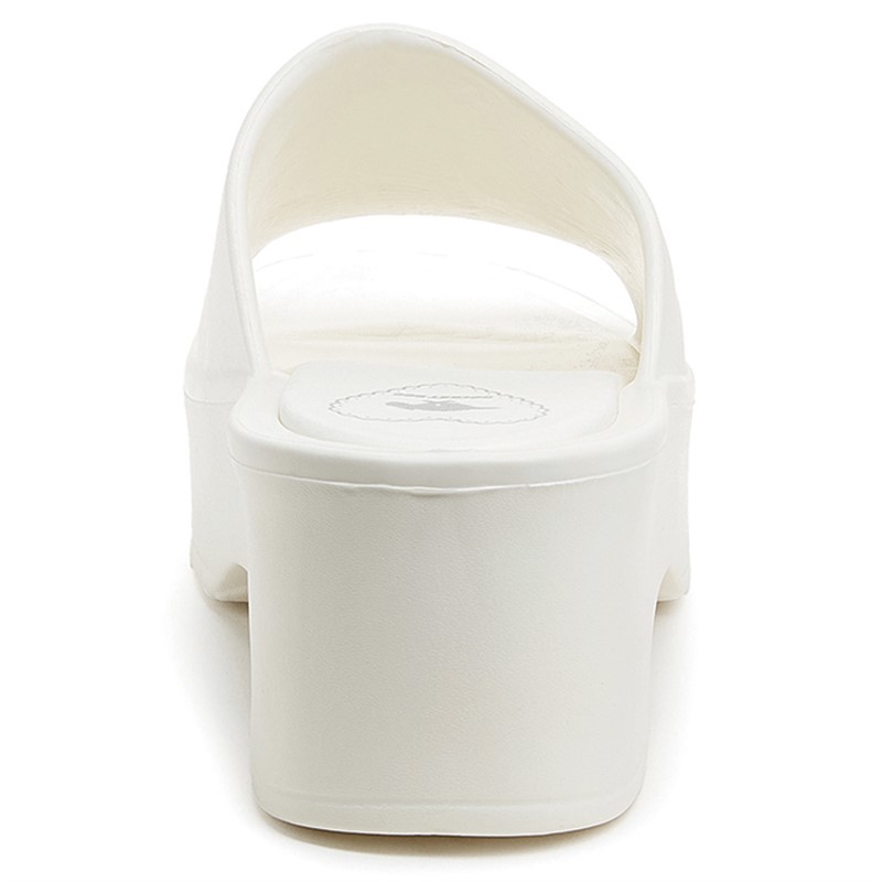 Rocket Dog Womens Petal Blown EVA Platform Sliders Off White