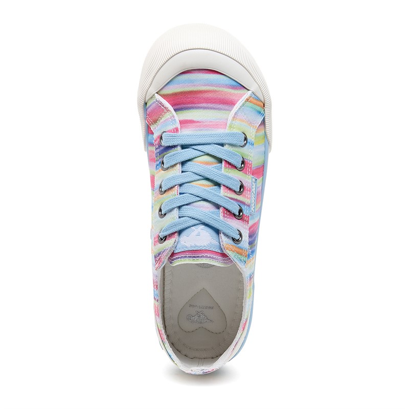 Rocket Dog Womens Jazzin Canvas Pumps Rainbow Multi