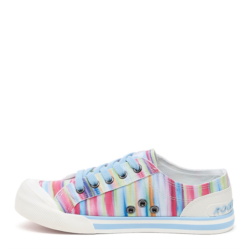 Rocket Dog Womens Jazzin Canvas Pumps Rainbow Multi