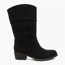 Rocket Dog Womens Rowdy Pella Mid Calf Boots Black