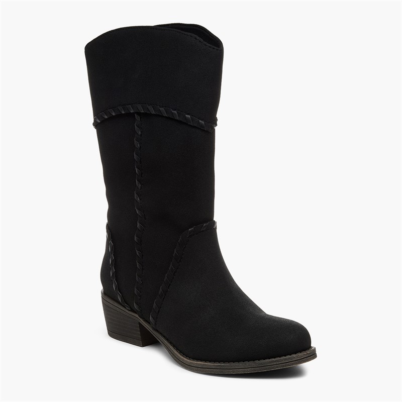 Rocket Dog Womens Rowdy Pella Mid Calf Boots Black