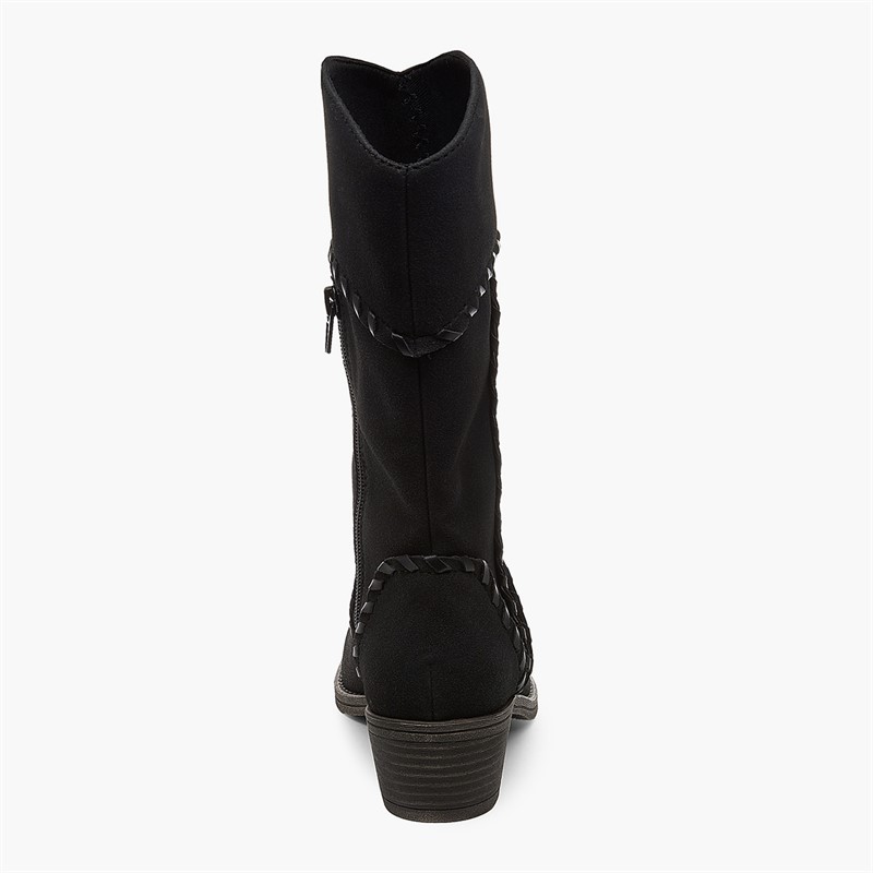Rocket Dog Womens Rowdy Pella Mid Calf Boots Black