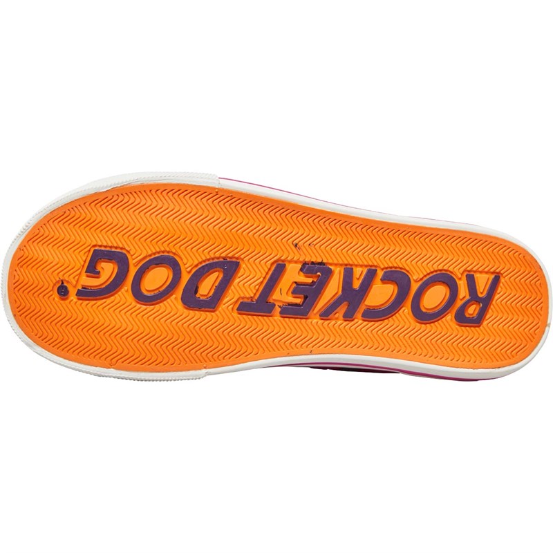 Rocket Dog Damskie Brezentowy Trampki Fuksja Różowy