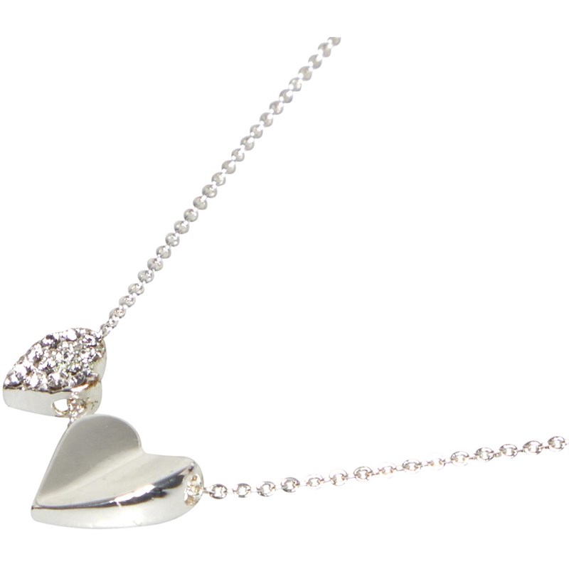 Eternity Cubic Zirconia Womens Pendant Silver