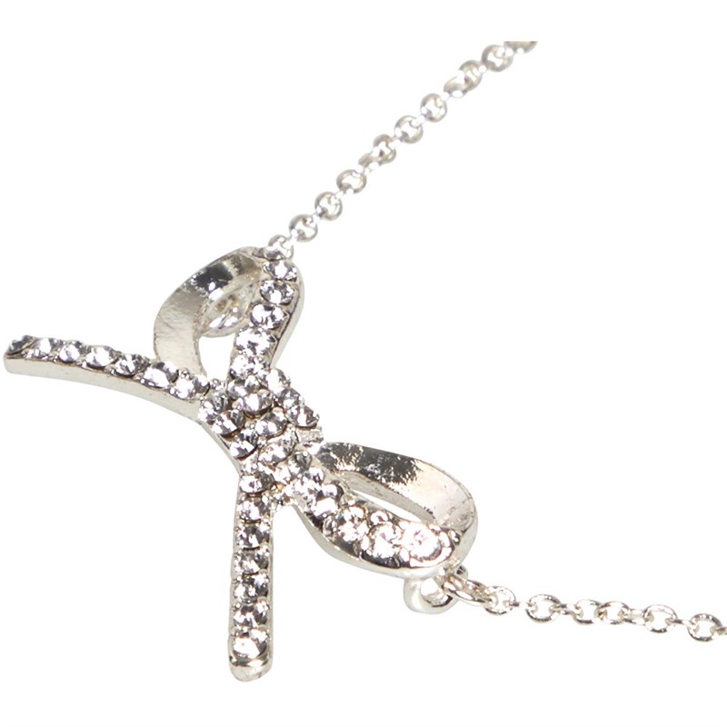 Eternity Swarovski Womens Pendant With Swarovski Elements Silver