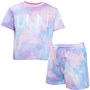 Elle Girls Cloud T-Shirt And Shorts Set Crystal Blue