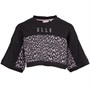 Elle Infant Cheetah Boxy T-Shirt Black