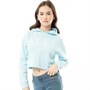 Elle Junior Sweats à Capuche Femme Bleu Clair