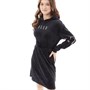 Elle Junior Robes Velour Fille Noir