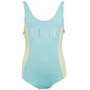 Elle Girls Colour Block Swimsuit Blue Tint