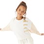 Elle Girls Oversized Sweatshirt Ivory Cream