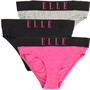 Elle Girls Three Pack Bikini Briefs Pink Yarrow